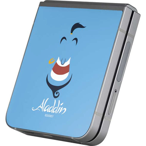 Disney Aladdin Genie Outline Art Galaxy Z Flip6 Skin